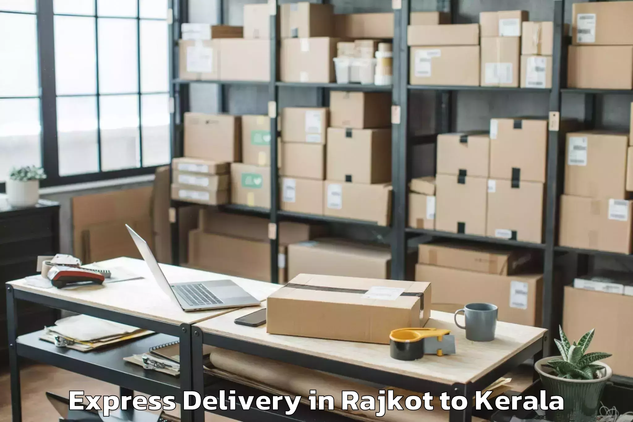 Leading Rajkot to Chittur Thathamangalam Express Delivery Provider